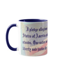Promesse américaine d'allégeance café Mug