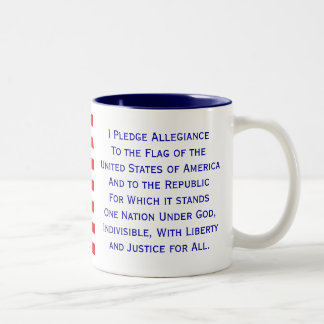 Promesse d'allégeance Drapeau Mug