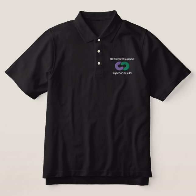 Prometheus Polo - Schwarz (Design Vorderseite)