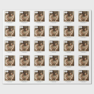 Prometheus stahl Feuer von den Göttern. Geschenkpapier