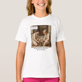 Prometheus stahl Feuer von den Göttern. T-Shirt