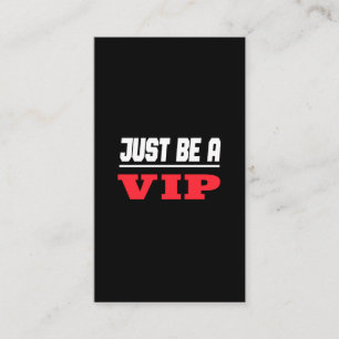 Prominenter Star - Sei einfach ein VIP Visitenkarte