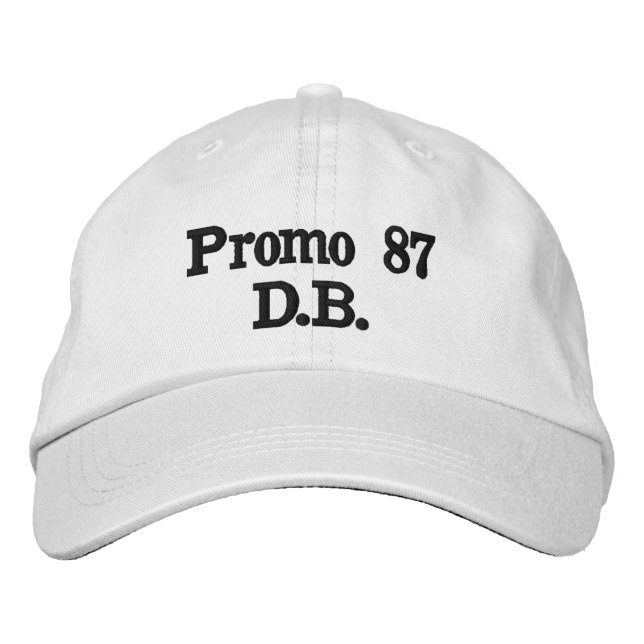 Promo 87 DB Bestickte Baseballkappe (Vorderseite)