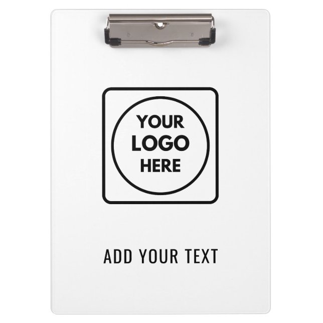 Promo Company Logo No Minimum clipboard Klemmbrett (Vorderseite)