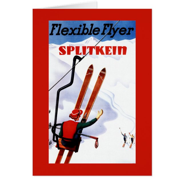 Promo Flexible Flyer Splitkein Skis En Bois (Devant)