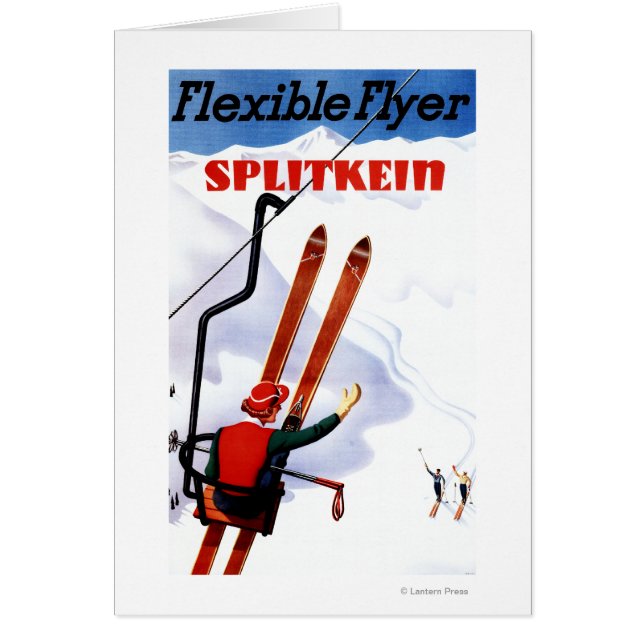 Promo Flexible Flyer Splitkein Skis En Bois (Devant)