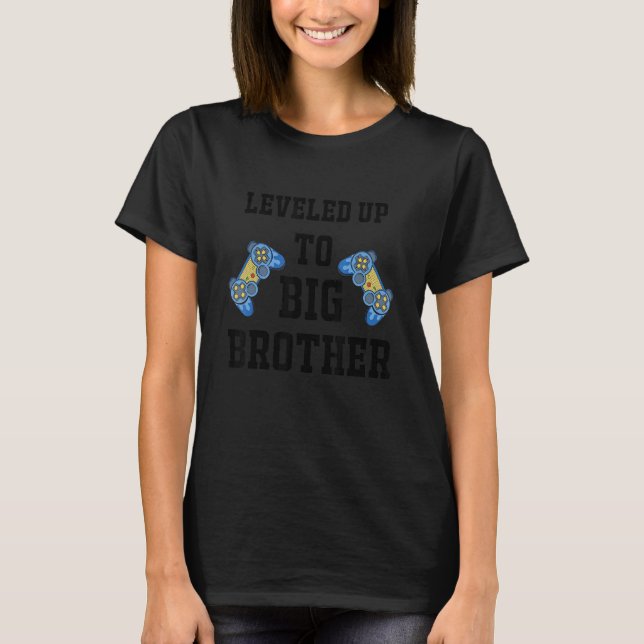 Promoted To Big Brother 2023 Kids Boys Sibling Out T-Shirt (Vorderseite)