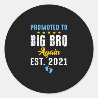 Promoted to Big Brother Again 2021 | trending Runder Aufkleber