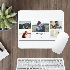 Promoted to Dad Photo Collage – Personalized  Mousepad