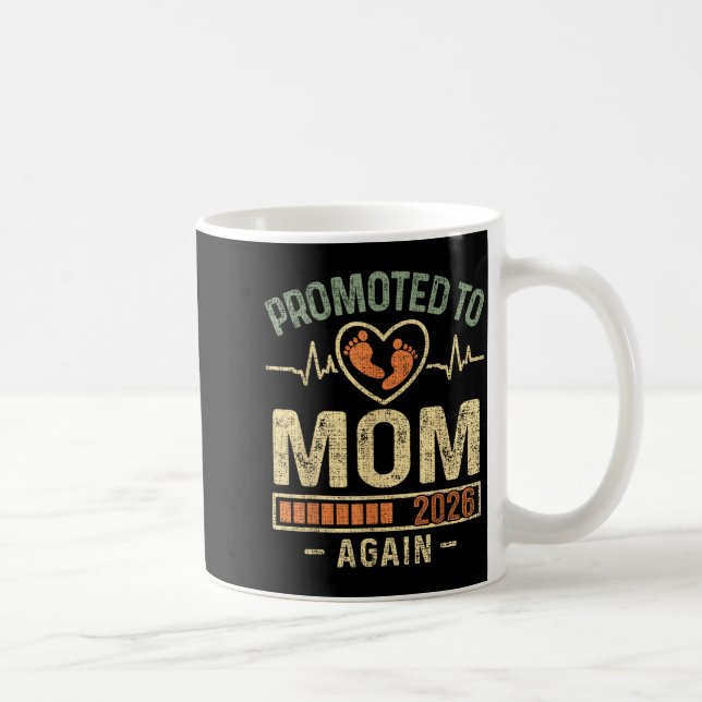 Promoted To Mom Again 2026 Expecting Baby Soon To  Kaffeetasse (Rechts)