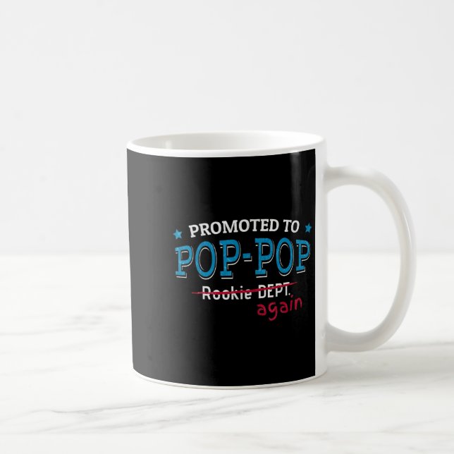 Promoted To P-p Again Shirt. Grandpa P P Funny  Kaffeetasse (Rechts)