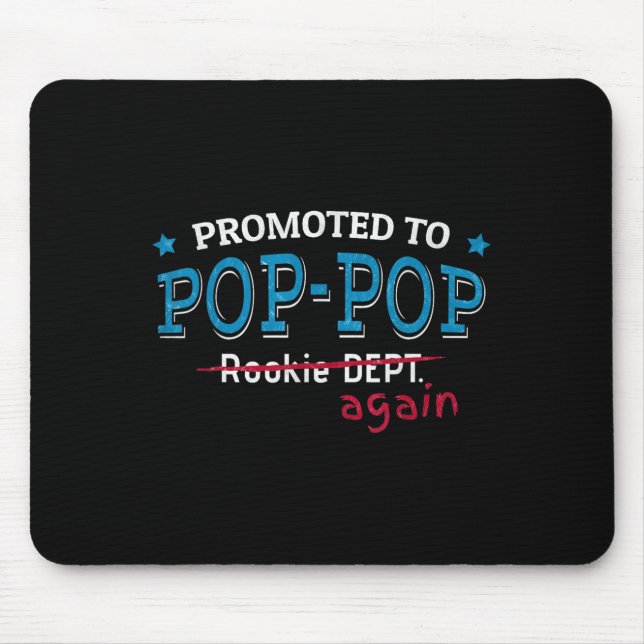 Promoted To P-p Again Shirt. Grandpa P P Funny  Mousepad (Vorne)