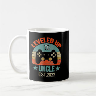 Promoted To Uncle EST 2022 2021 Leveled Up To Dadd Kaffeetasse