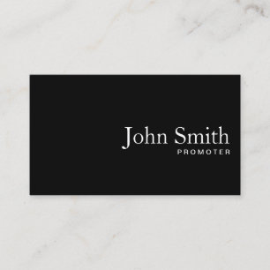 Promoter Schlichter QR-Code Visitenkarte