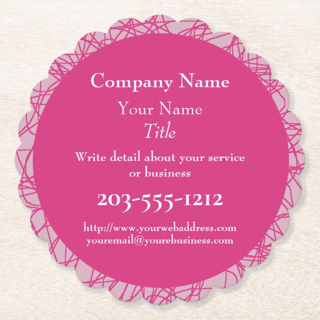 Promoter Untersetzer - HAMbyWG (Vorderseite)