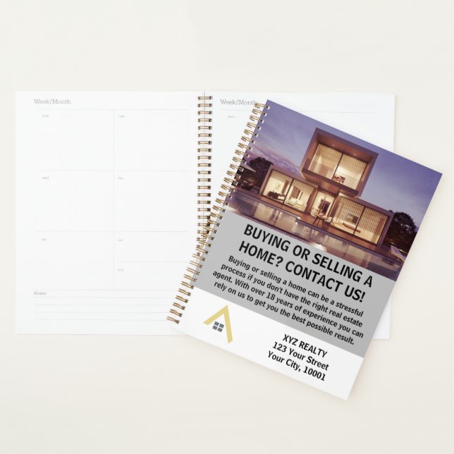 Promotion immobilière moderne et élégante (Devant avec enveloppe)