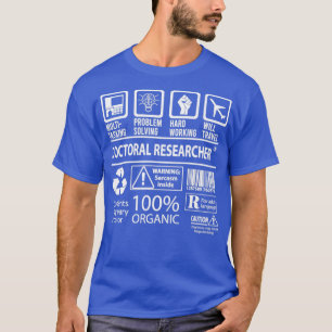 Promotion Research MultiTasking zertifizierte Job  T-Shirt