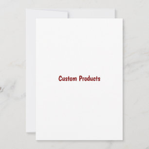 Promotion simple de marque 5" x 7" Invitation