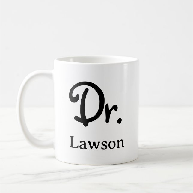 Promotion zum Doktor  Kaffeetasse (Links)