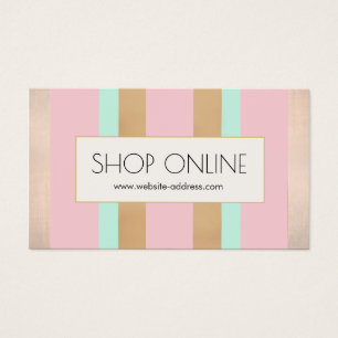 Promotional Ecommerce Insert Pink, Rose Gold
