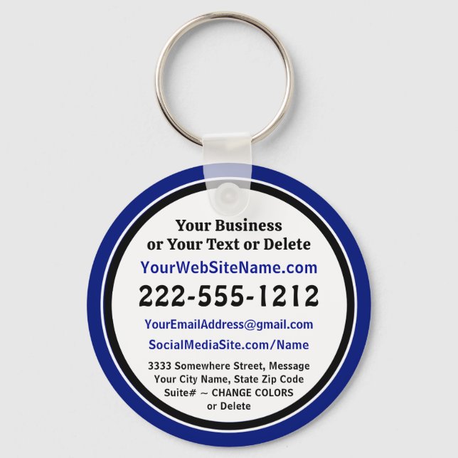 Promotional Keychain with LOGO, QR CODE or PHOTO   Schlüsselanhänger (Vorderseite)