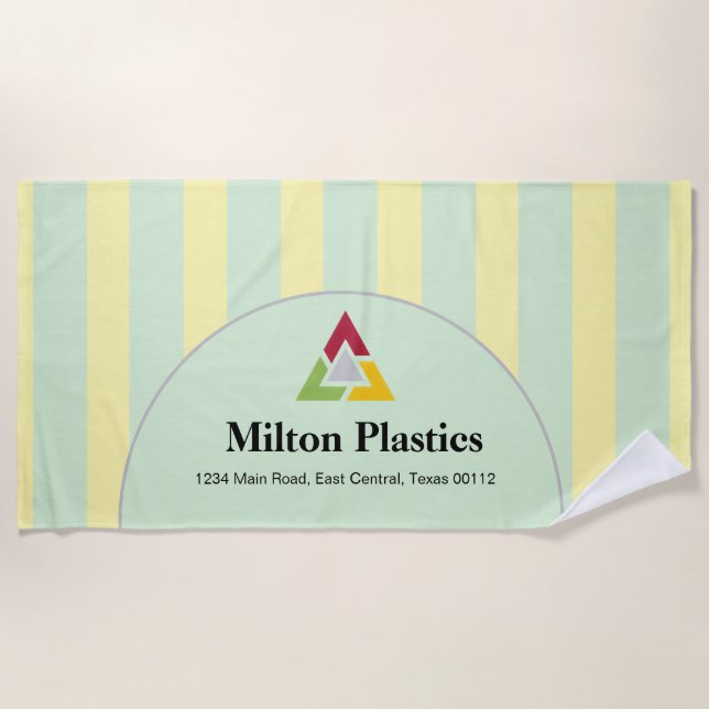 Promotional Logo Beach Towel Strandtuch (Vorderseite)