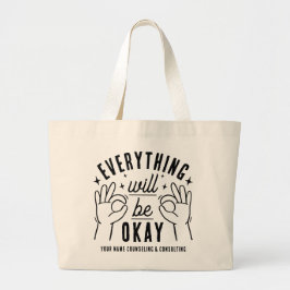 Promotional Positive Affirmation Motivational  Jumbo Stoffbeutel