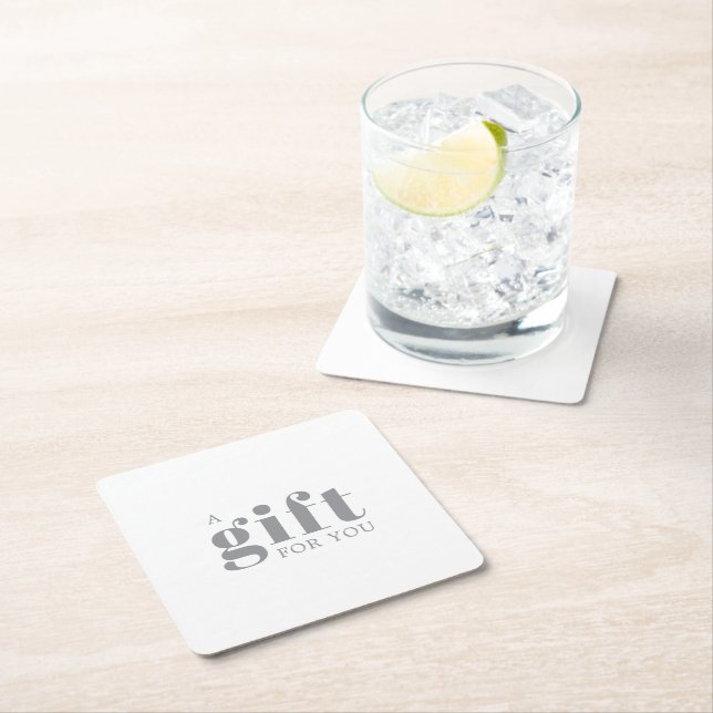 Promotional Salon Business Gift Rechteckiger Pappuntersetzer (Vor Ort)