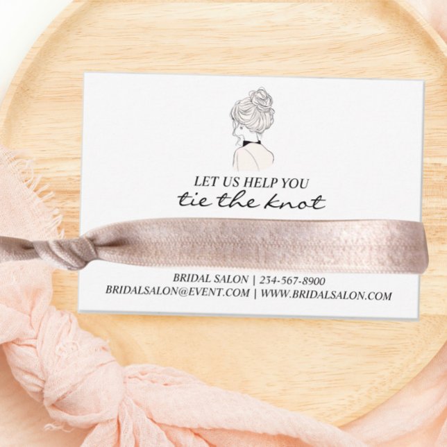 Promotionshalter für Hochzeiten Haargummi Begleitkarte (Von Creator hochgeladen)