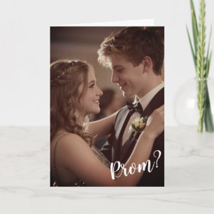 Promposal Tanz Einladungsfoto Karte