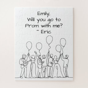 Promposal Wirst du mit mir zum Abschlussball geh