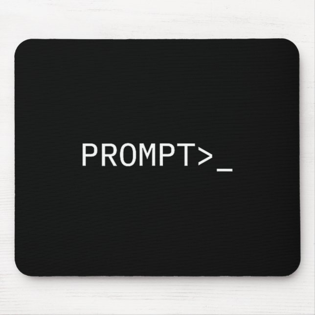 Prompt Coder Gift For Ai Prompt Engineer &amp; Hac Mousepad (Vorne)