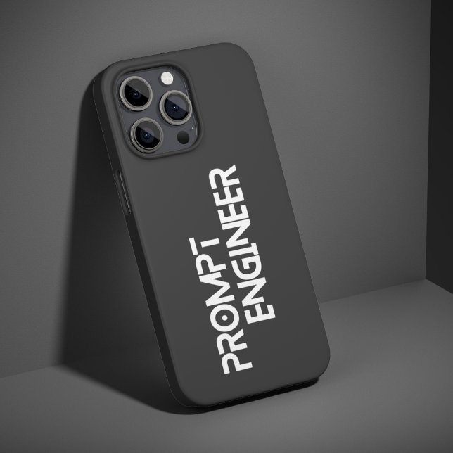 Prompt engineer minimalist quote iPhone 15 pro hülle (Von Creator hochgeladen)