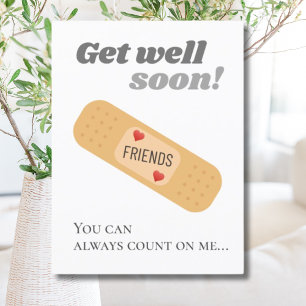 Prompt rétablissement Carte postale d'amis