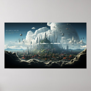 "Prompt: Was ist die Zukunft?" Poster