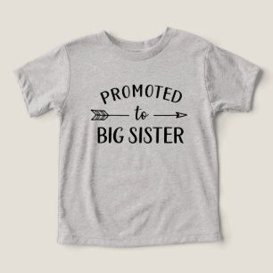 Promu à Big Sister New Baby Faire-part