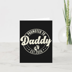 Promu À Daddy Est. faire-part bébé 2026 pour