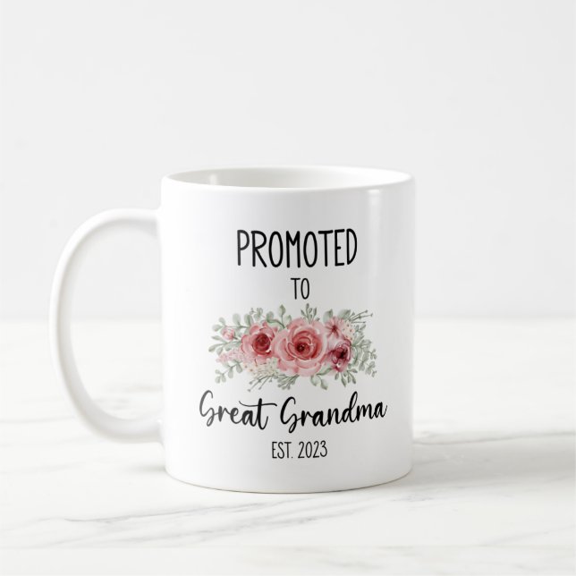 Promu À Grand Grand Grand-Mère Mug 2025, Grand-Mèr (Gauche)