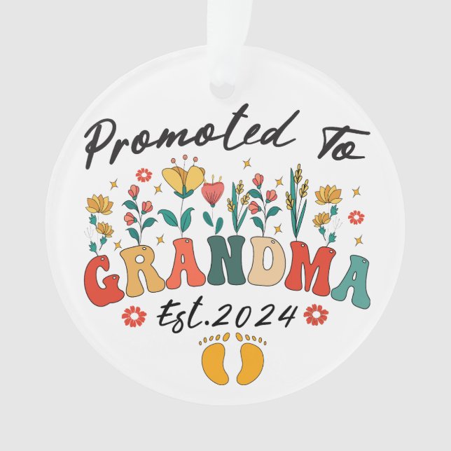 Promu à Grand-mère est. Ornement GranAcrylique 202 (devant)