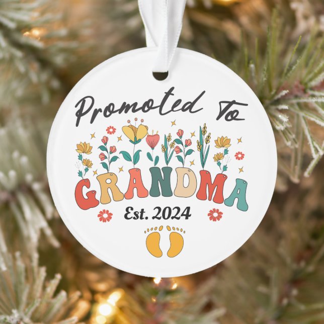 Promu à Grand-mère est. Ornement GranAcrylique 202 (Arbre)