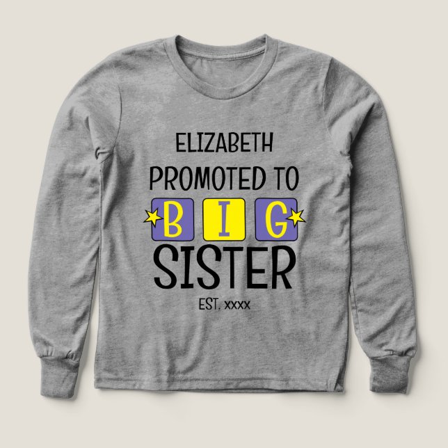 Promu à grand nom de soeur est année violet jaune (Motif recto)