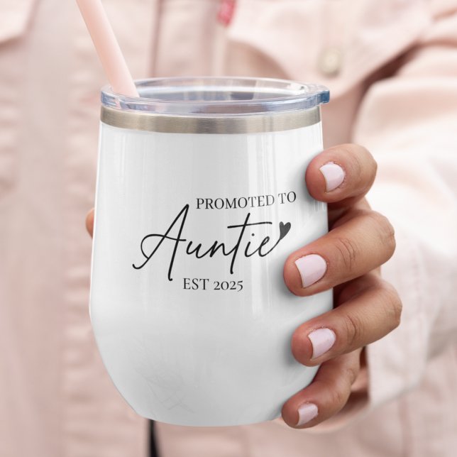 Promu à la tante EST 2025 | Nouveau cadeau à la je (Créateur téléchargé)