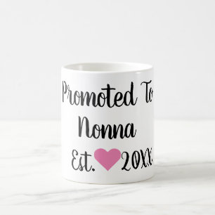 Promu À Nonna Mug Noir & Rose