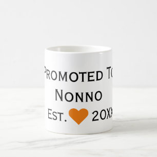 Promu À Nonno Mug Noir & Orange