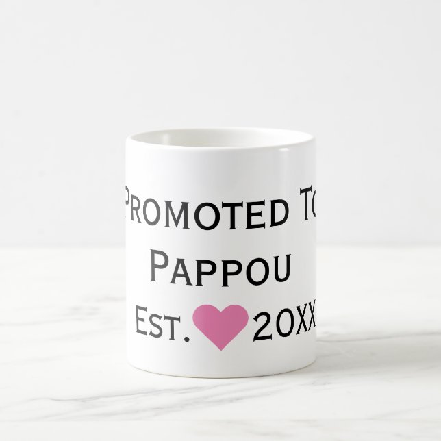 Promu À Pappou Mug Noir & Rose (Centre)