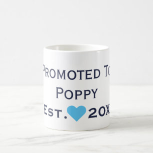 Promu À Poppy Navy & Bright Blue Mug