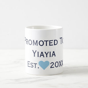 Promu À Yiayia Navy & Blue Mug
