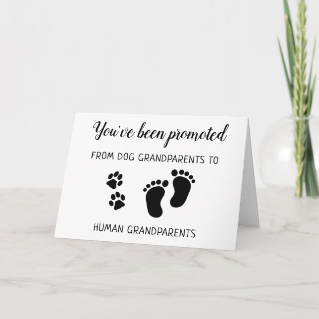 Promu De La Grossesse Des Grands-Parents De Chien  (Devant)