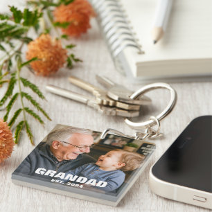Promu Grand-Père Photo Établie