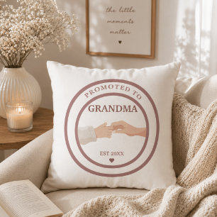 Promue Grand-mère Année d'estimation 20XX Coussin